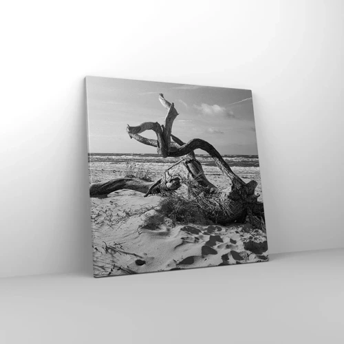 Canvas picture - Seaside Sculpture - 50x50 cm