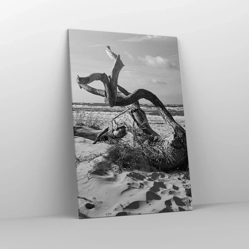 Canvas picture - Seaside Sculpture - 80x120 cm