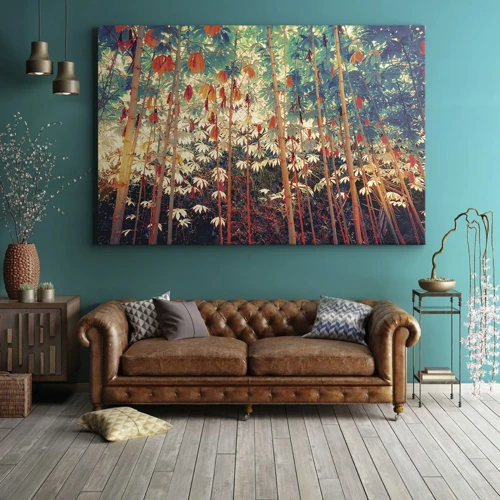 Canvas picture - Secret Life of Leaves - 100x70 cm