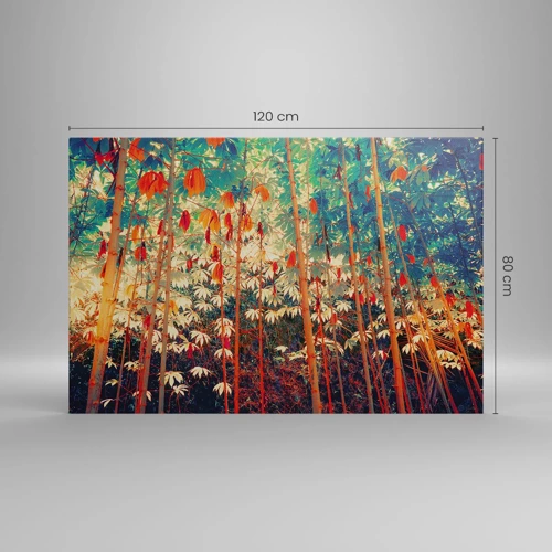 Canvas picture - Secret Life of Leaves - 120x80 cm