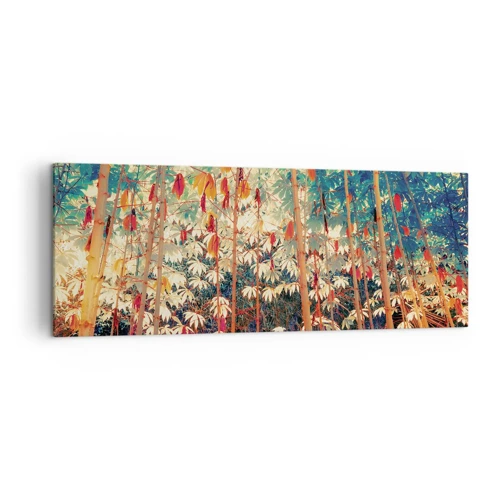 Canvas picture - Secret Life of Leaves - 140x50 cm