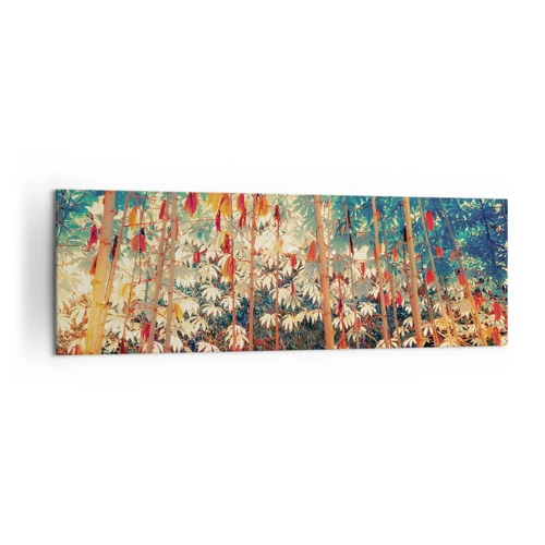 Canvas picture - Secret Life of Leaves - 160x50 cm