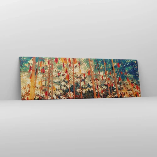 Canvas picture - Secret Life of Leaves - 160x50 cm