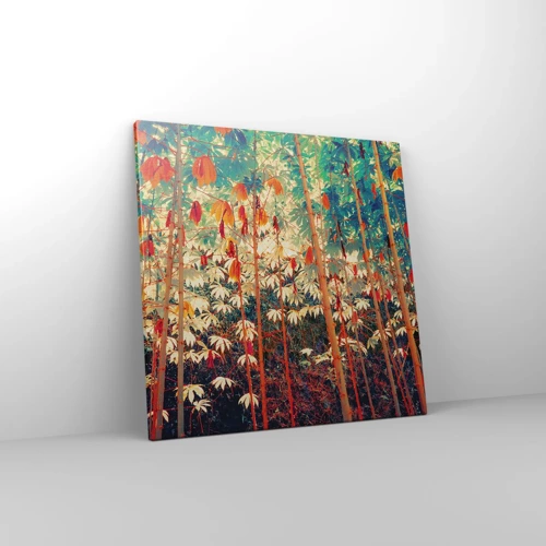 Canvas picture - Secret Life of Leaves - 50x50 cm