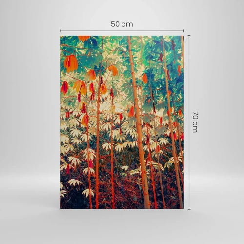 Canvas picture - Secret Life of Leaves - 50x70 cm