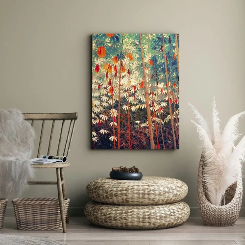 Canvas picture - Secret Life of Leaves - 50x70 cm