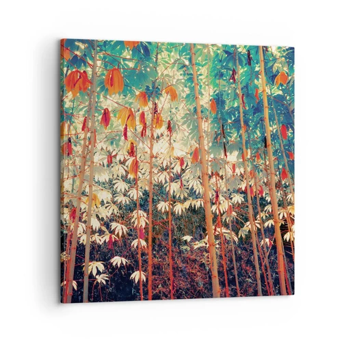 Canvas picture - Secret Life of Leaves - 60x60 cm