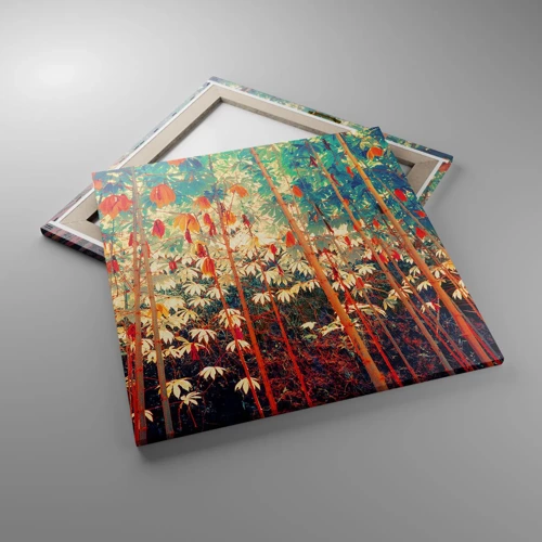 Canvas picture - Secret Life of Leaves - 60x60 cm