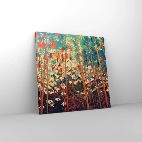 Canvas picture - Secret Life of Leaves - 60x60 cm