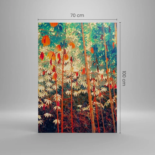 Canvas picture - Secret Life of Leaves - 70x100 cm