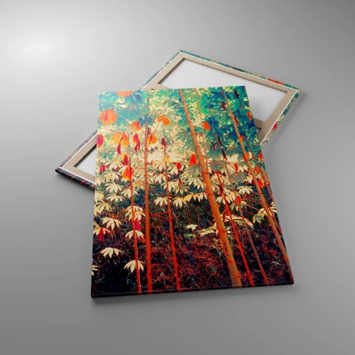 Canvas picture - Secret Life of Leaves - 80x120 cm