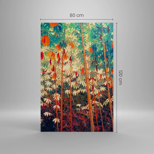 Canvas picture - Secret Life of Leaves - 80x120 cm