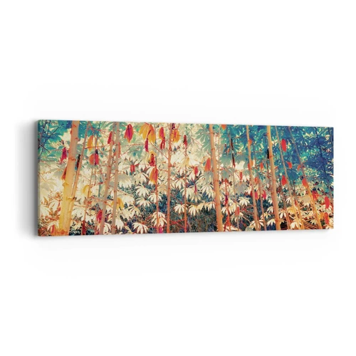 Canvas picture - Secret Life of Leaves - 90x30 cm