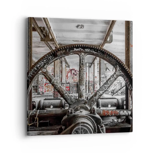 Canvas picture - Secret Life of a Factory - 30x30 cm