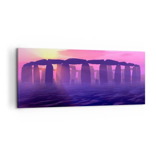 Canvas picture - Secret at a Foggy Dawn - 100x40 cm