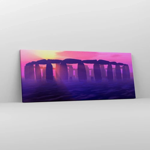 Canvas picture - Secret at a Foggy Dawn - 100x40 cm