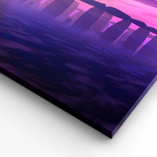 Canvas picture - Secret at a Foggy Dawn - 100x40 cm