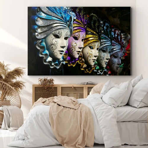 Canvas picture - Secret in Gold and Silver - 120x80 cm