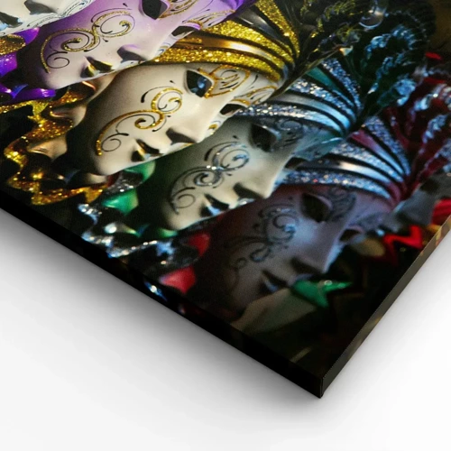 Canvas picture - Secret in Gold and Silver - 140x50 cm