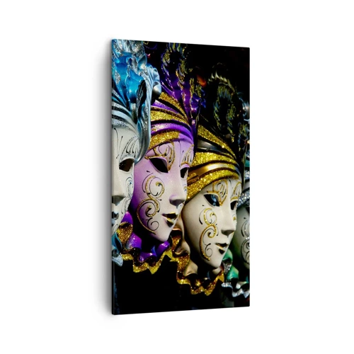 Canvas picture - Secret in Gold and Silver - 45x80 cm