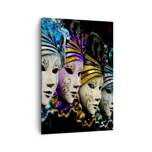 Canvas picture - Secret in Gold and Silver - 70x100 cm