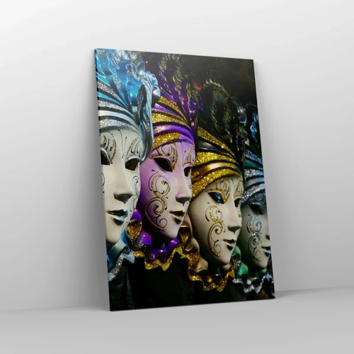 Canvas picture - Secret in Gold and Silver - 70x100 cm