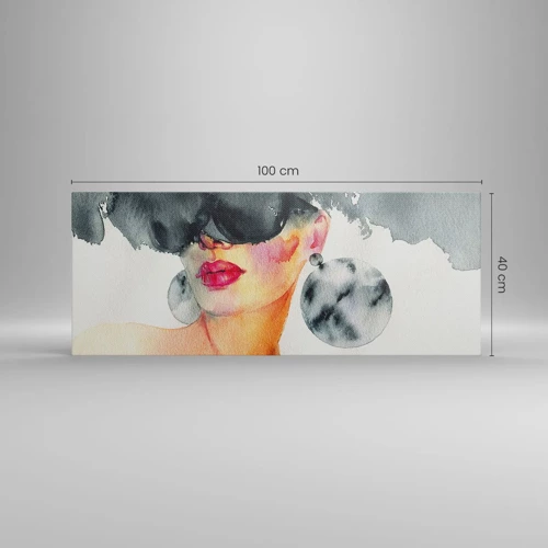 Canvas picture - Secret of Elegance - 100x40 cm