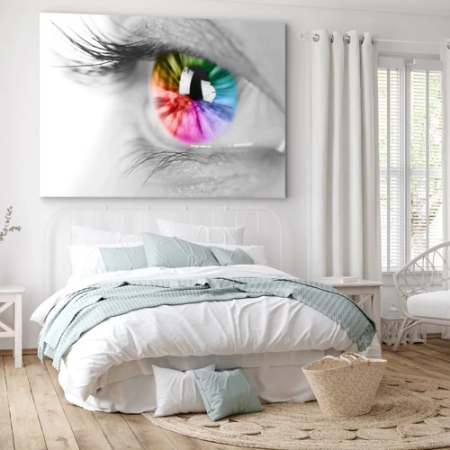 Canvas picture - See the World through Coloured Glasses - 70x50 cm