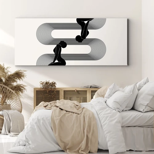 Canvas picture - Sensual Symmetry - 100x40 cm