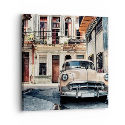 Canvas picture - Siesta in Havana - 30x30 cm