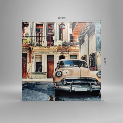 Canvas picture - Siesta in Havana - 30x30 cm