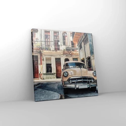 Canvas picture - Siesta in Havana - 30x30 cm