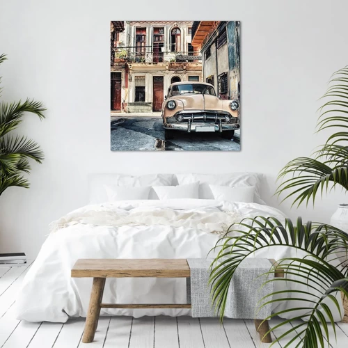 Canvas picture - Siesta in Havana - 30x30 cm