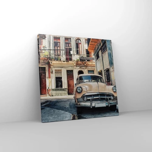 Canvas picture - Siesta in Havana - 40x40 cm