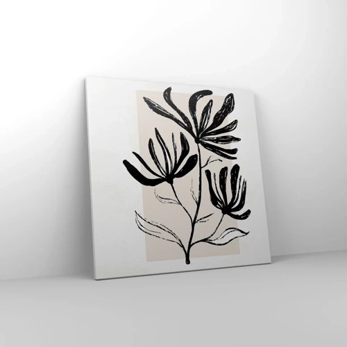 Canvas picture - Sketch for a Herbarium - 50x50 cm