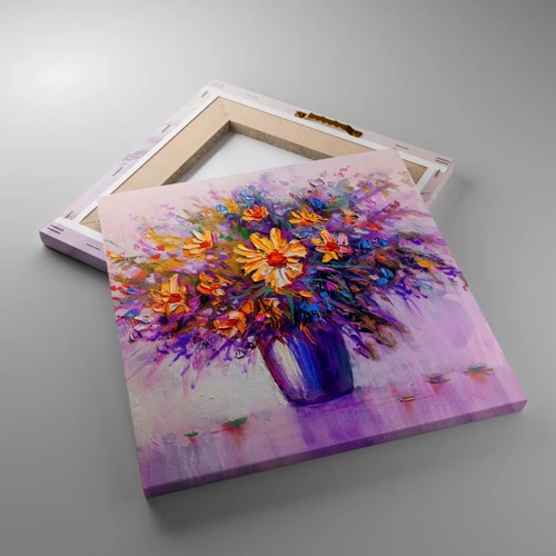 Canvas picture - Smells Sweet, Looks Sweet - 30x30 cm