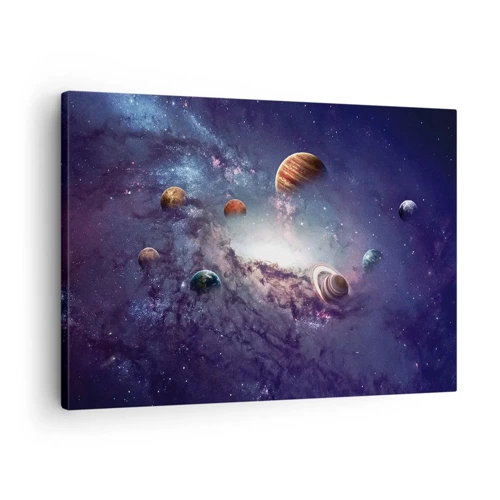 Canvas picture - Solar-Dancing System - 70x50 cm