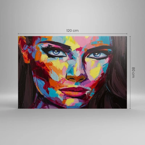 Canvas picture - Soul Is Also Colourful - 120x80 cm