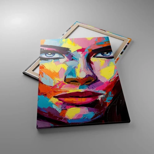 Canvas picture - Soul Is Also Colourful - 70x100 cm