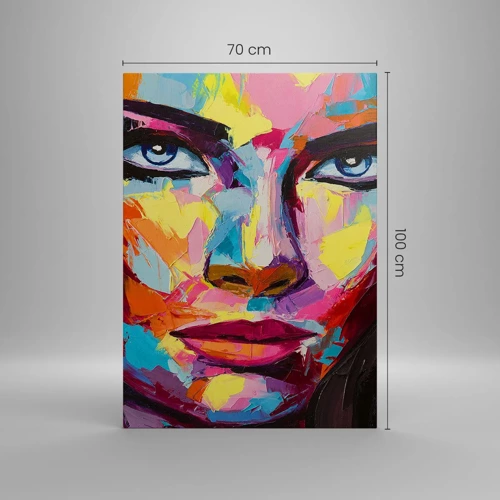 Canvas picture - Soul Is Also Colourful - 70x100 cm