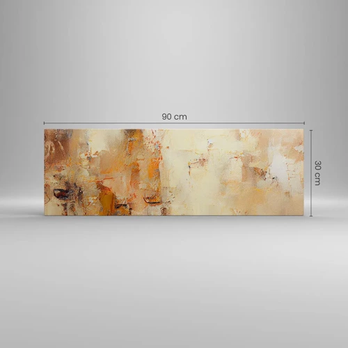 Canvas picture - Soul of Amber - 90x30 cm