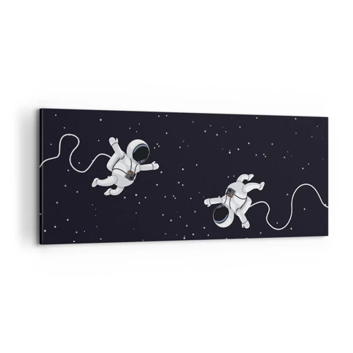 Canvas picture - Space Dance - 100x40 cm