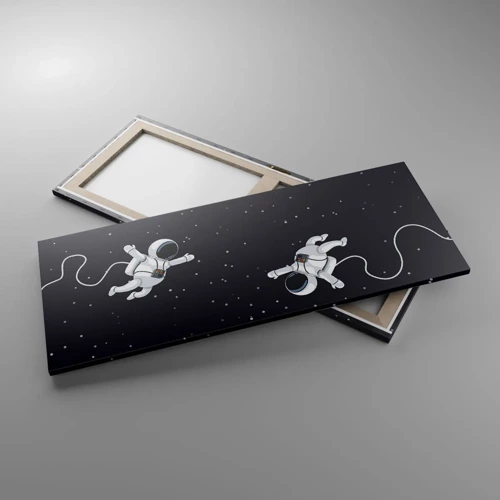 Canvas picture - Space Dance - 100x40 cm