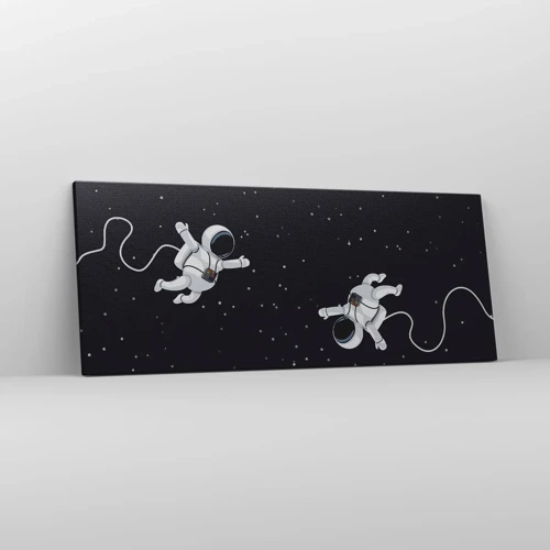 Canvas picture - Space Dance - 100x40 cm