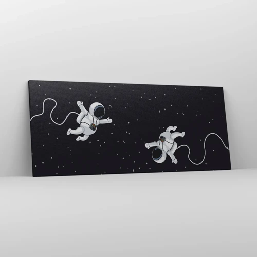 Canvas picture - Space Dance - 120x50 cm