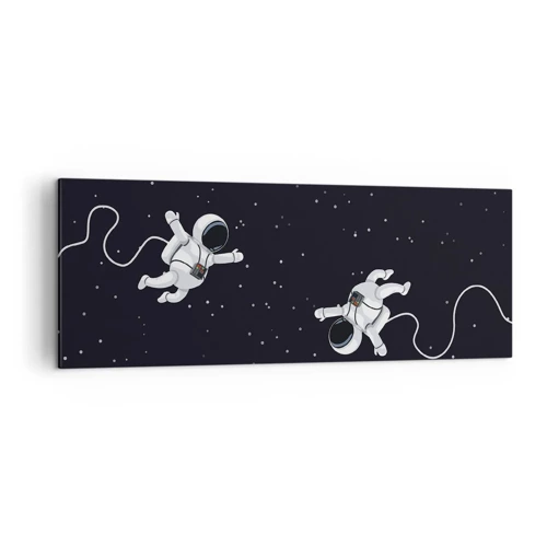 Canvas picture - Space Dance - 140x50 cm