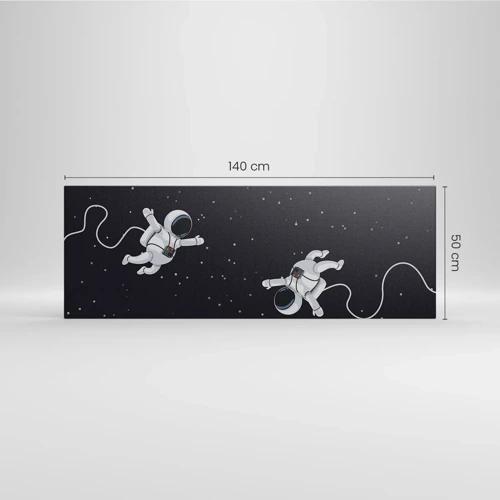 Canvas picture - Space Dance - 140x50 cm