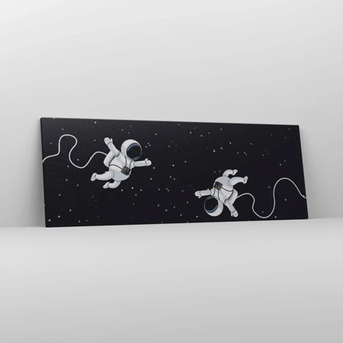 Canvas picture - Space Dance - 140x50 cm