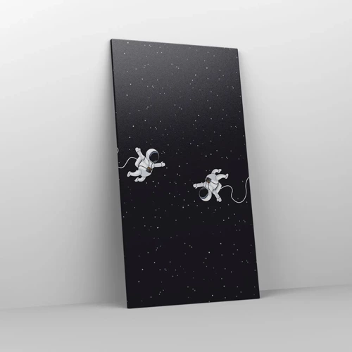 Canvas picture - Space Dance - 65x120 cm