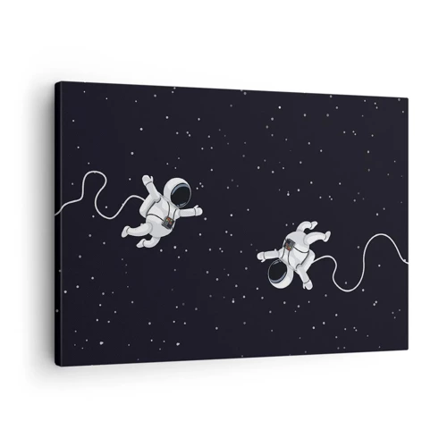 Canvas picture - Space Dance - 70x50 cm